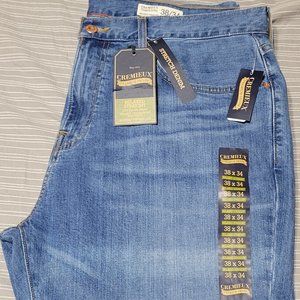 DANIEL CREMIEUX Premium Stretch Denim Jeans Size 38 x 33 NWT